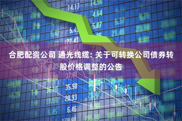 合肥配资公司 通光线缆: 关于可转换公司债券转股价格调整的公告