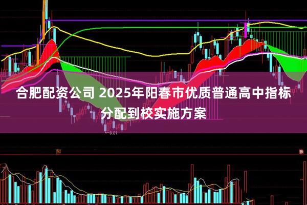 合肥配资公司 2025年阳春市优质普通高中指标分配到校实施方案